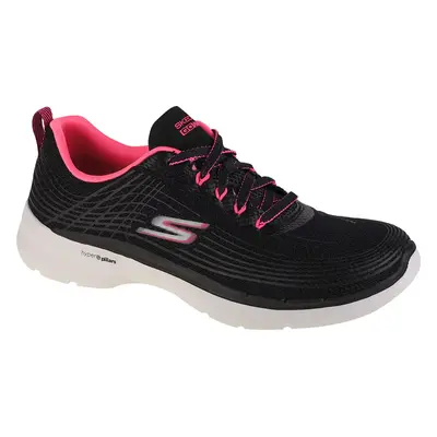 ČERNÉ DÁMSKÉ TENISKY SKECHERS GO WALK 6 - STUNNING GLOW 124554-BKHP