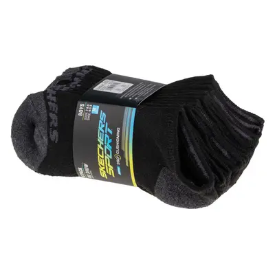 Set ponožek Skechers Boys 6pk No Show Socks S108264-BLK