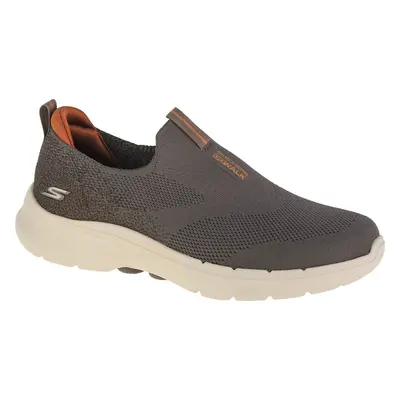 HNĚDÉ PÁNSKÉ TENISKY SKECHERS GO WALK 6 216202-TPE