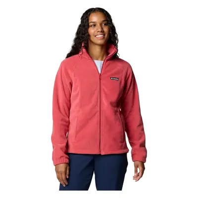 Korálová dámská mikina na zip Columbia Benton Springs Full Zip Fleece 1372111603