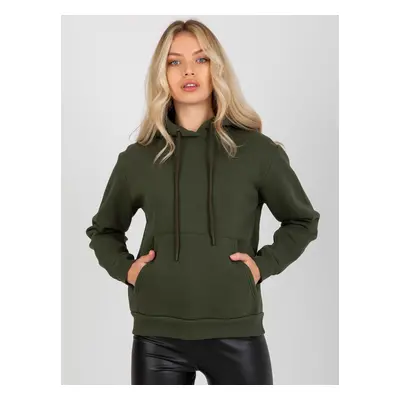 Khaki dámská mikina s kapucí CT-BL-F-621124.98P-khaki