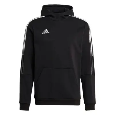 Černá pánská mikina adidas Tiro 21 Sweat Hoodie GM7341