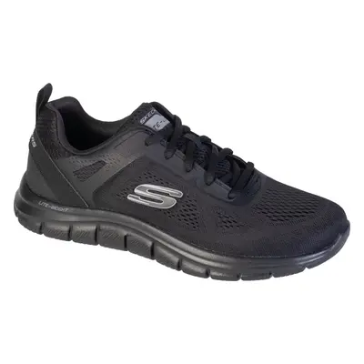 ČERNÉ POHODLNÉ TENISKY SKECHERS TRACK-BROADER 232698-BBK