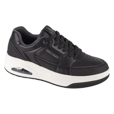 Černé pánské volnočasové tenisky Skechers Uno Court - Low-Post 183140-BLK