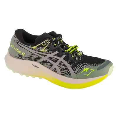 Černo-šedé dámské tenisky ASICS Fuji Lite 5 s limetkovými detaily 1012B690-001