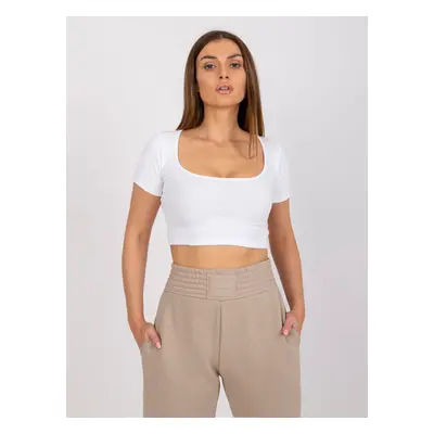 BÍLÝ CROP TOP MONTREAL RV-TS-7537.52-WHITE