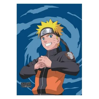 Tmavě modrá chlapecká deka Naruto Shippuden