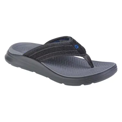 Šedé pánské žabky Skechers Sargo - Point Vista 204383-CHAR