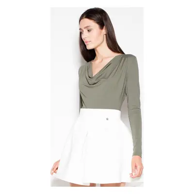 Dámské zelené elegantní body VT019 Olive green