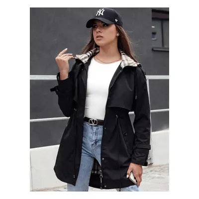 DÁMSKÁ ČERNÁ PARKA FASHLOVE TY4392