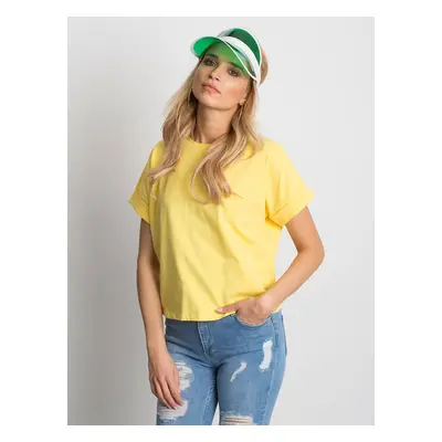 Dámské žluté tričko RV-TS-4841.39P-yellow