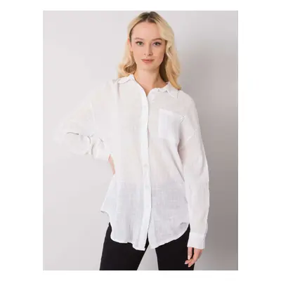 BÍLÁ DÁMSKÁ OVERSIZE KOŠILE TW-KS-BI-26698.50-WHITE