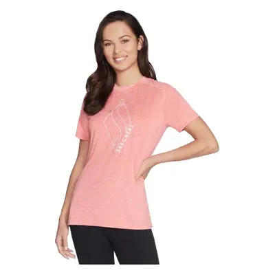 MERUŇKOVÉ TRIČKO SKECHERS DIAMOND BLISSFUL TEE W1TS327-CRL