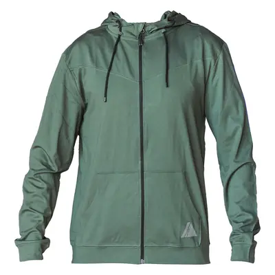 ZELENÁ SPORTOVNÍ MIKINA JOMA INDOOR GYM ZIP-UP HOODIE 102970-477