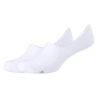 Bílé nízké ponožky - 2 páry Skechers 2PPK Basic Footies Socks SK44005-1000