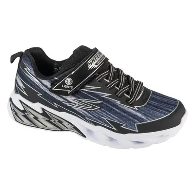 Modro-černé chlapecké svítící tenisky Skechers S-Lights: Light Storm 2.0 - Bolt Brights 400149L-