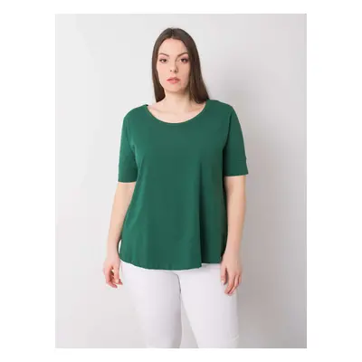 Zelená dámská basic halenka RV-TS-6330.92P-green