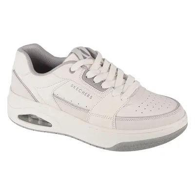 Bílé pánské volnočasové tenisky Skechers Uno Court - Low-Post 183140-WHT