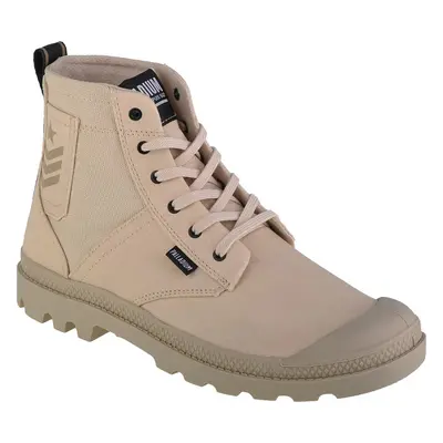 BÉŽOVÉ DÁMSKÉ KOTNÍKOVÉ TENISKY PALLADIUM PAMPA HI ARMY 78583-210-M