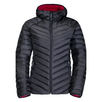 Tmavě šedá prošívaná bunda Jack Wolfskin Passamani Down Hoody W 1207101-1388