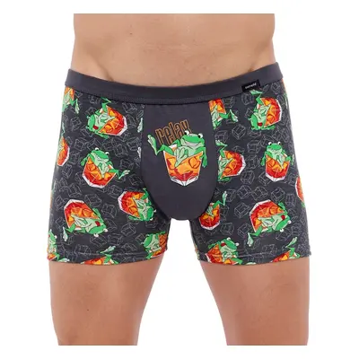 ŠEDÉ BOXERKY CORNETTE TATTOO RELAX 280/233 RELAX S-2XL