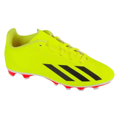 Limetkové chlapecké kopačky Adidas X Crazyfast Club FXG IF0717