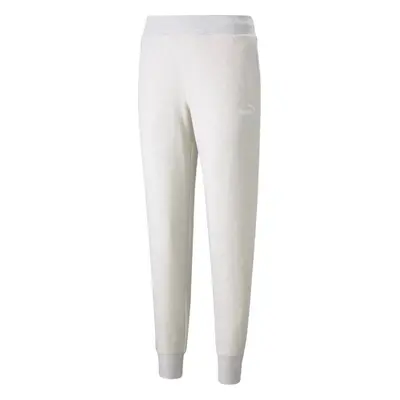 Bílé tepláky Puma Essential Logo Pants 586841-02