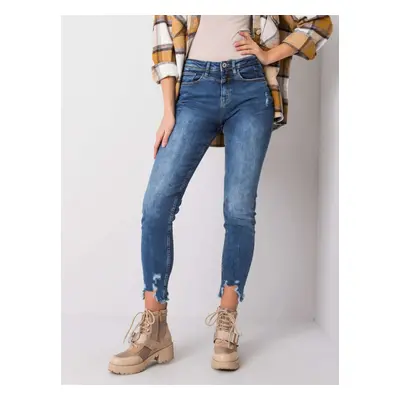 Světle modré dámské skinny džíny D85019T62125M246-blue