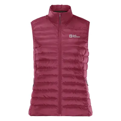 Vínová prošívaná sportovní vesta Jack Wolfskin Pack-Go Down Vest W 1207031-2198