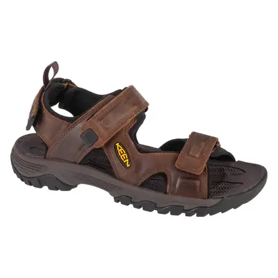 Hnědé pánské kožené sandály Keen Targhee III Open Toe Sandal 1022423