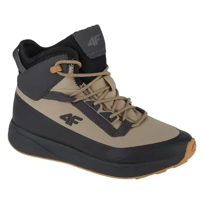 Černo- béžové dětské sněhule 4F Kids DCX-22 Snow Boots 4FJAW22FWINM007-26S