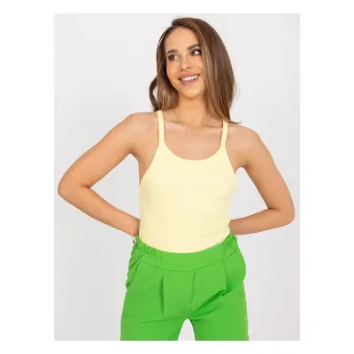 Žlutý crop top Mariana -EM-TP-585.78-yellow