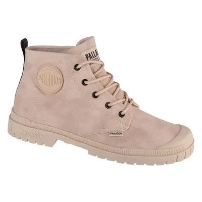 BÉŽOVÉ DÁMSKÉ KOTNÍKOVÉ BOTY PALLADIUM PAMPA SP20 HI WAX 74388-210-M