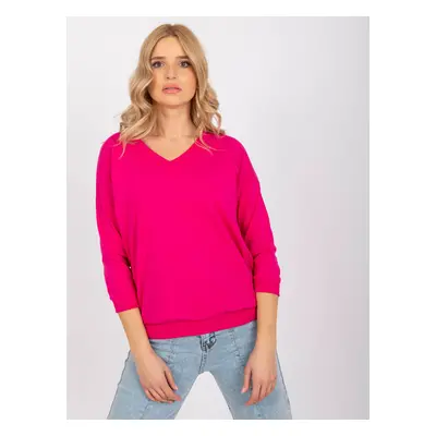 Fuchsiová basic halenka Olivia -RV-BZ-7542.41X-fuchsia pink