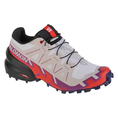 Bílo-oranžové běžecké tenisky Salomon Speedcross 6 Wide W 472212