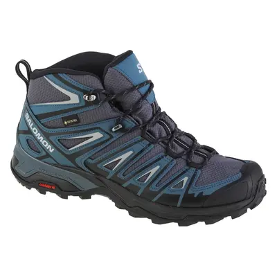 Modrá turistická vysoká obuv Salomon X Ultra Pioneer Mid GTX 471964