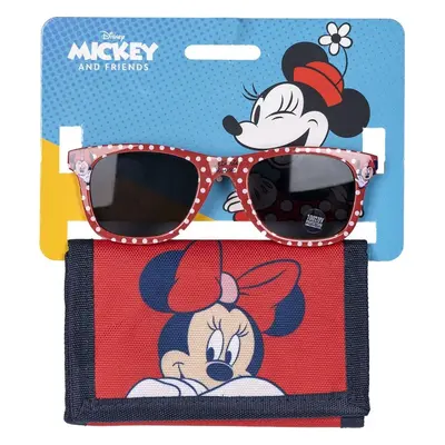 Set dívčích slunečních brýlí a peněženky Disney Minnie