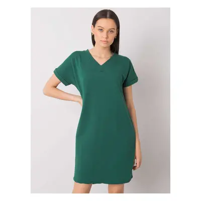 Zelené dámské basic šaty RV-SK-6757.39P-green