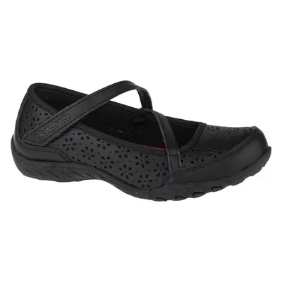 Černé dívčí baleríny Skechers Breathe Easy Playground Popp 82277L-BBK