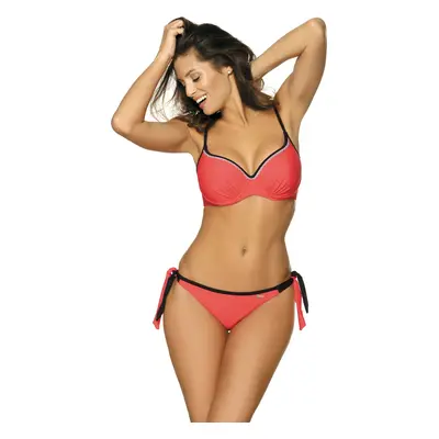 Korálové push-up bikiny Camilla Shock Red M-489 (7)