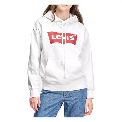 Bílá mikina Levi's Graphic Standard Hoodie 184870024