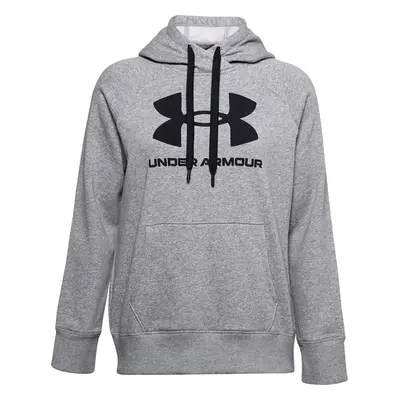 Šedá mikina Under Armour Rival Fleece Logo Hoodie 1356318-035