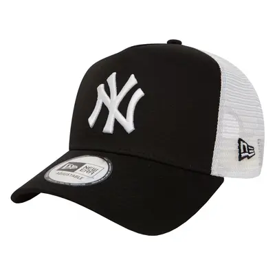 Černo-bílá kšiltovka New Era New York Yankees MLB Clean Trucker Cap 11588491