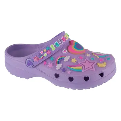 Fialové dívčí nazouváky Skechers Heart Charmer - Girly Land 308406L-LVMT