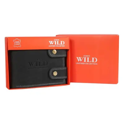 Always Wild černá kožená pánská peněženka s RFID systémem A273 2900-BIC