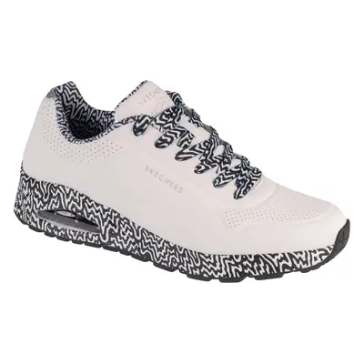 Bílo-černé pánské tenisky Skechers Uno - Stark Mini Drip 183518-WBK