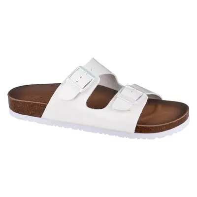 Bílé dámské nazouváky Skechers Granola-Gloss Floss 163030-WHT