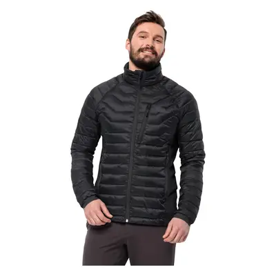 Černá pánská prošívaná bunda Jack Wolfskin Routeburn Pro Ins Jacket 1206862-6000