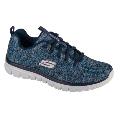 TMAVĚ MODRÉ DÁMSKÉ TENISKY SKECHERS GRACEFUL - TWISTED FORTUNE 12614-NVBL