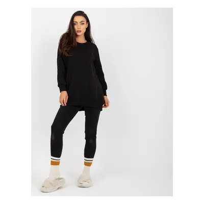 ČERNÁ BASIC MIKINA BEZ KAPUCE EM-BL-U623.63P-BLACK